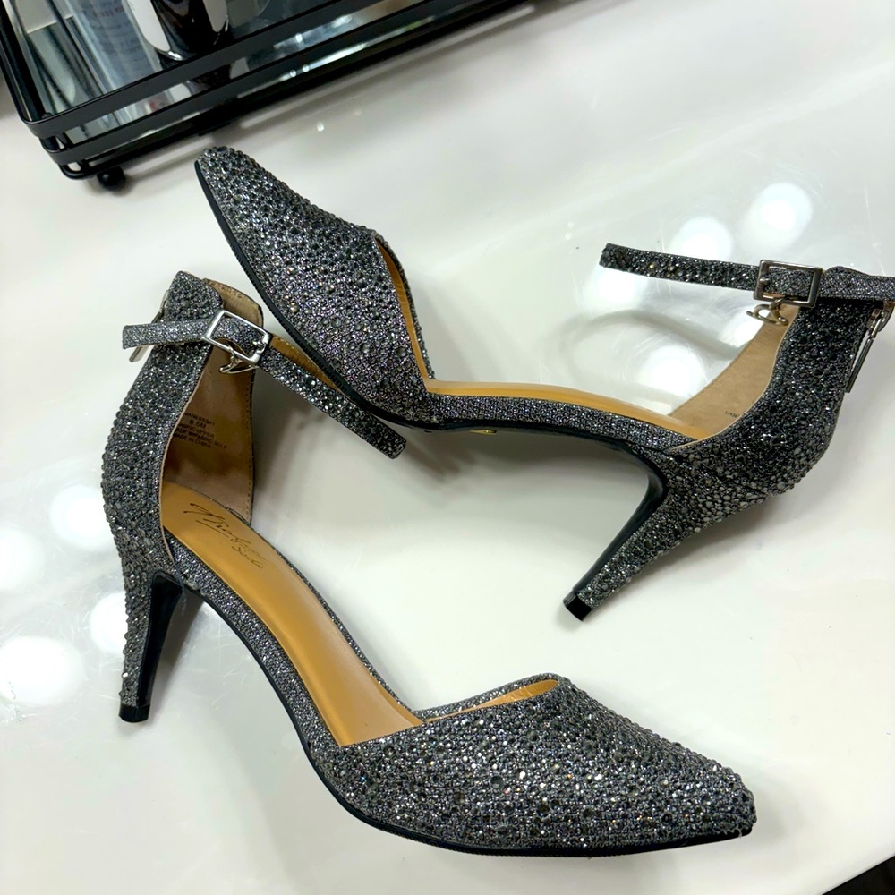Sparkly prom heels